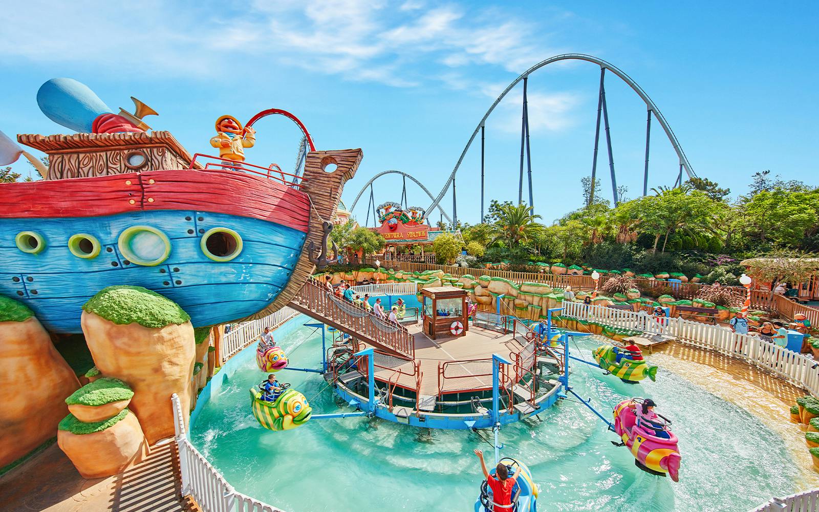 Vista panorámica de PortAventura World
