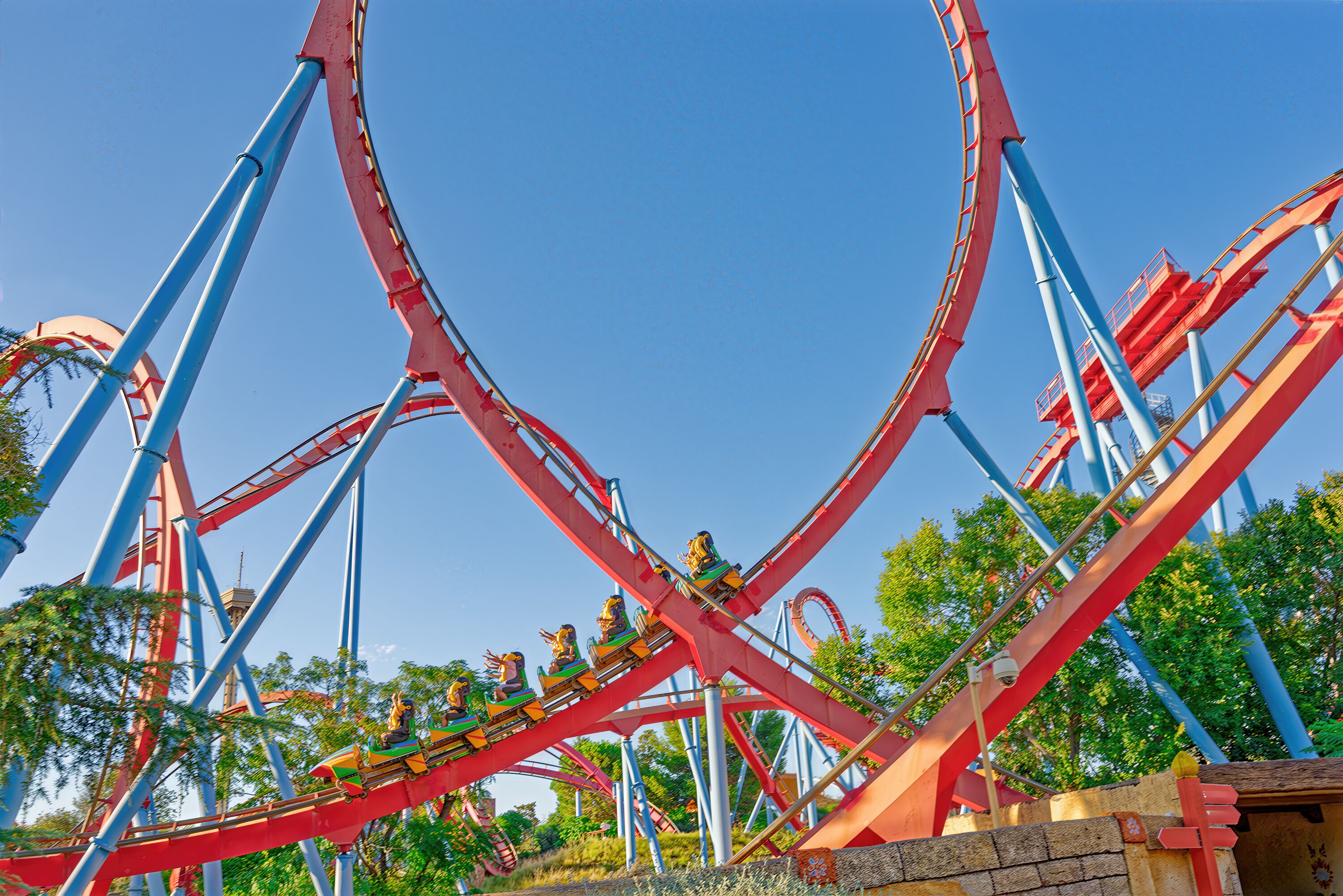 Espectáculo nocturno en PortAventura World